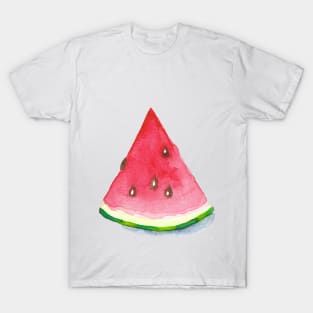 Watercolour painted slice of watermelon T-Shirt